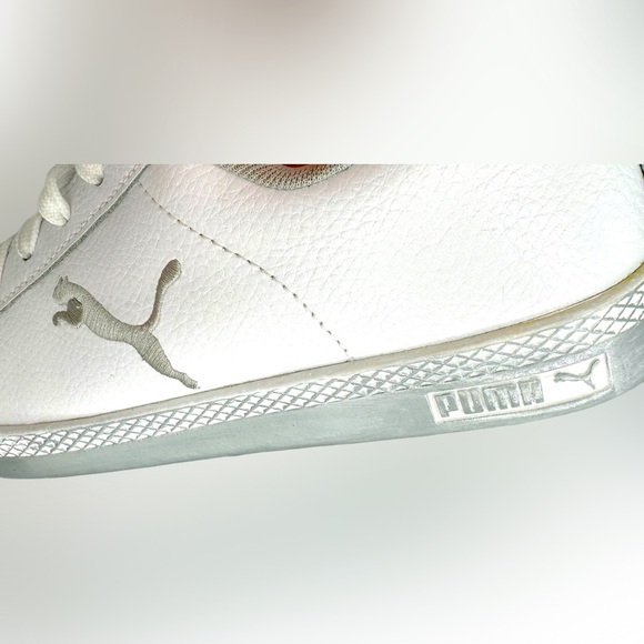 🌺PUMA Leather Lace-up Sneakers Smash Cat Sneakers. One-Of-A-Kind🌸🌺 - Picture 6 of 16